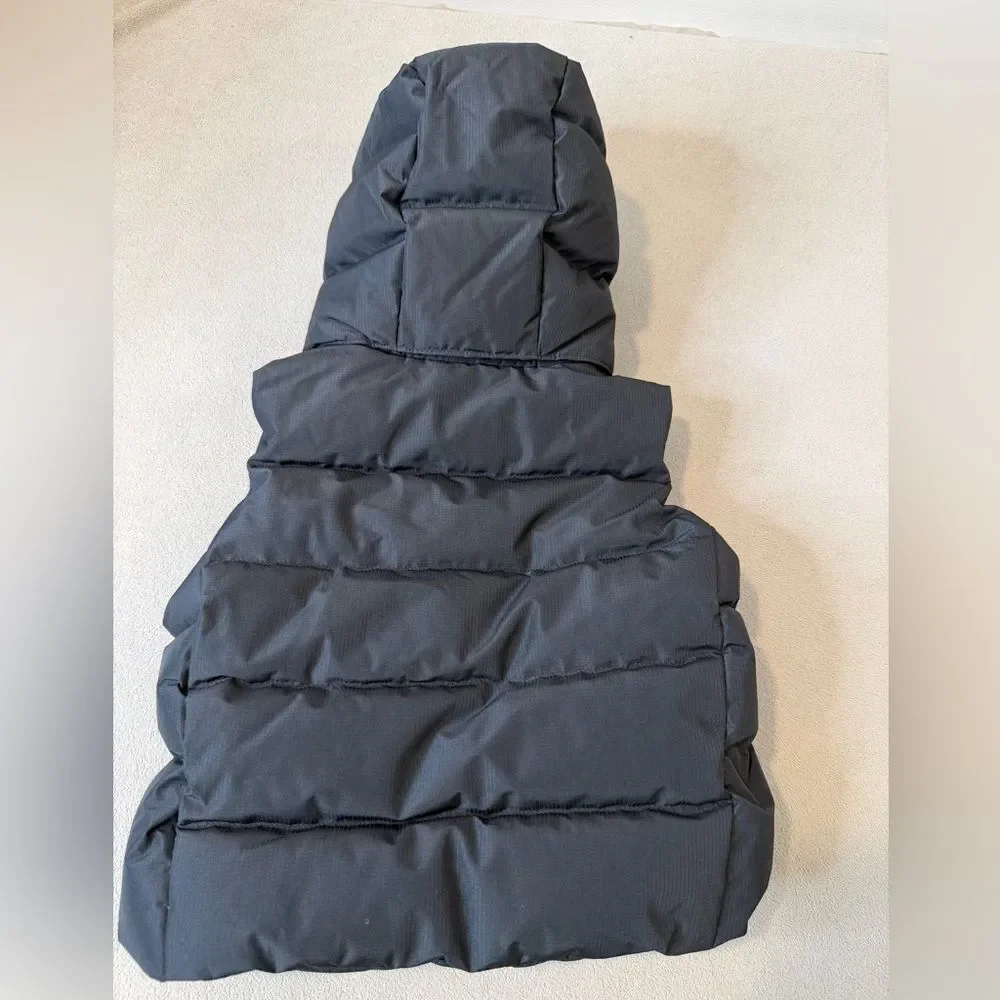 Polo Ralph Lauren Kid's Big Pony Hooded Puffer Down Vest Jacket - Black size 2T